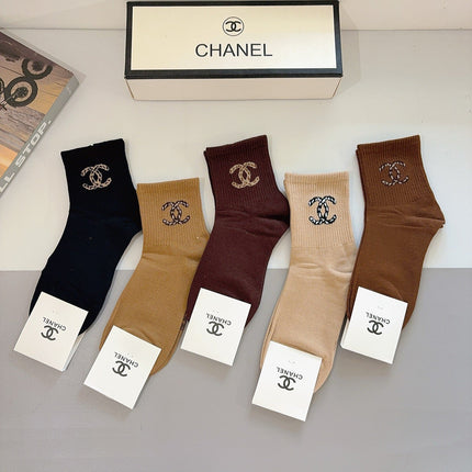 CHANEL 26S ANKLE SOCKS 412391 (1 BOX)