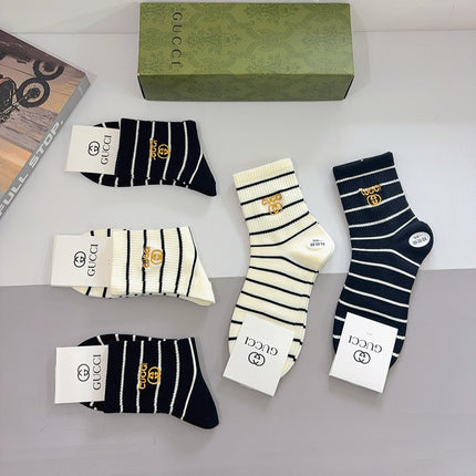 GUCCI 26S CREW SOCKS 393963 (1 BOX)