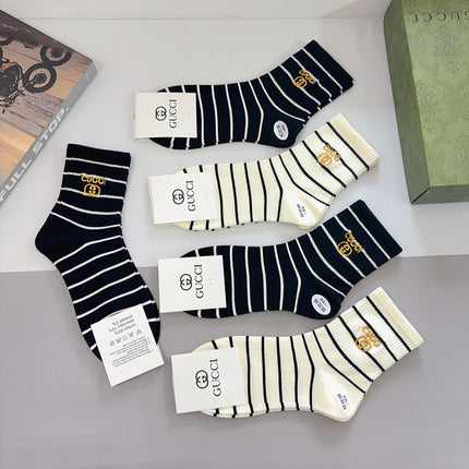 GUCCI 26S CREW SOCKS 393963 (1 BOX)