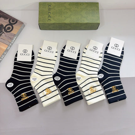GUCCI 26S CREW SOCKS 393963 (1 BOX)
