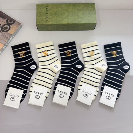 GUCCI 26S CREW SOCKS 393963 (1 BOX)