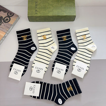 GUCCI 26S CREW SOCKS 393963 (1 BOX)
