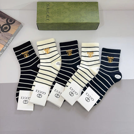 GUCCI 26S CREW SOCKS 393963 (1 BOX)