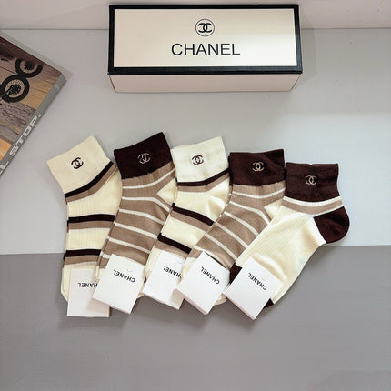 CHANEL 26S ANKLE SOCKS 412393 (1 BOX)