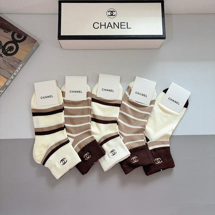 CHANEL 26S ANKLE SOCKS 412393 (1 BOX)