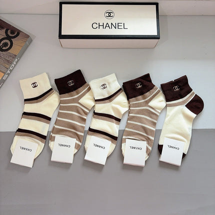 CHANEL 26S ANKLE SOCKS 412393 (1 BOX)