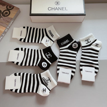 CHANEL 26S ANKLE SOCKS 412403 (1 BOX)