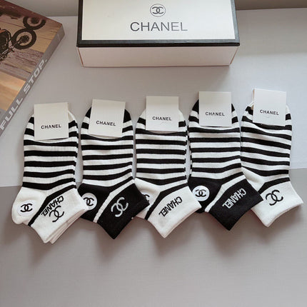 CHANEL 26S ANKLE SOCKS 412403 (1 BOX)