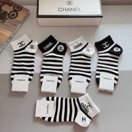 CHANEL 26S ANKLE SOCKS 412403 (1 BOX)