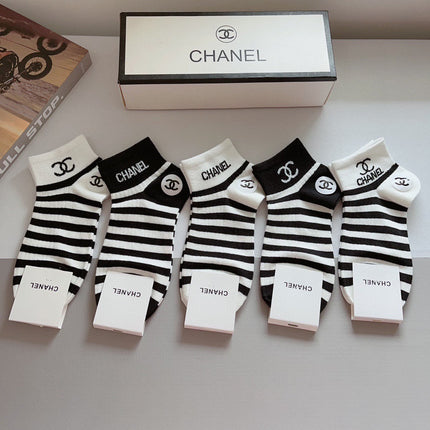 CHANEL 26S ANKLE SOCKS 412403 (1 BOX)