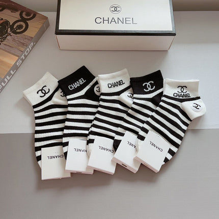 CHANEL 26S ANKLE SOCKS 412403 (1 BOX)