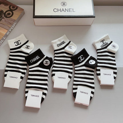 CHANEL 26S ANKLE SOCKS 412403 (1 BOX)