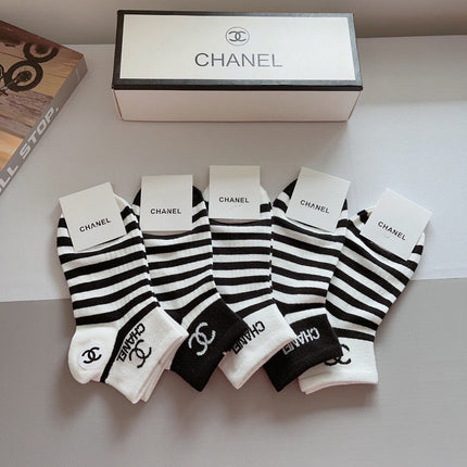CHANEL 26S ANKLE SOCKS 412403 (1 BOX)