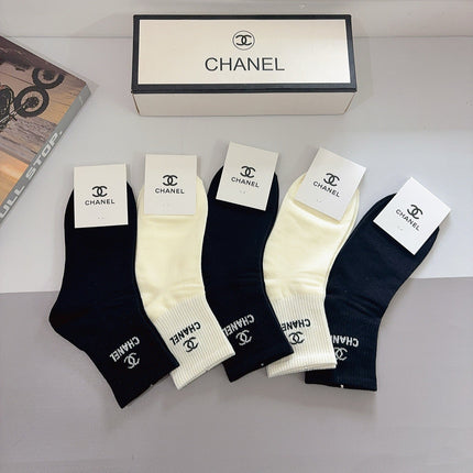 CHANEL 26S ANKLE SOCKS 412405 (1 BOX)