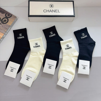 CHANEL 26S ANKLE SOCKS 412405 (1 BOX)