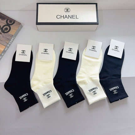 CHANEL 26S ANKLE SOCKS 412405 (1 BOX)