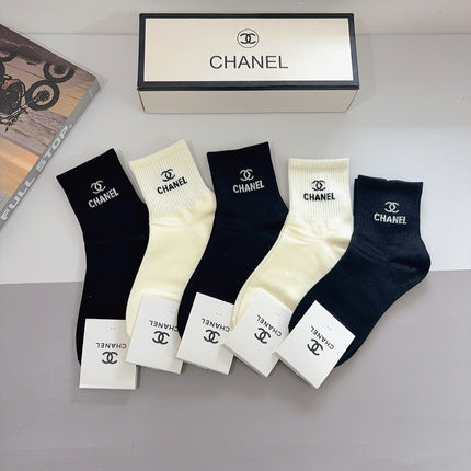 CHANEL 26S ANKLE SOCKS 412405 (1 BOX)