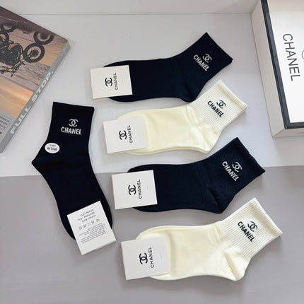 CHANEL 26S ANKLE SOCKS 412405 (1 BOX)