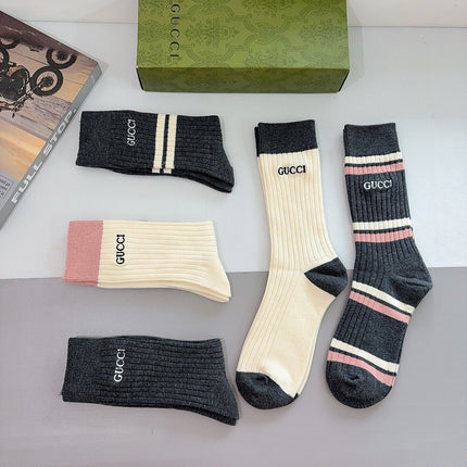 GUCCI 26S CREW SOCKS 393977 (1 BOX)