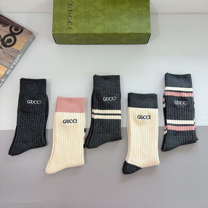 GUCCI 26S CREW SOCKS 393977 (1 BOX)