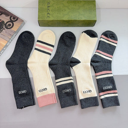 GUCCI 26S CREW SOCKS 393977 (1 BOX)
