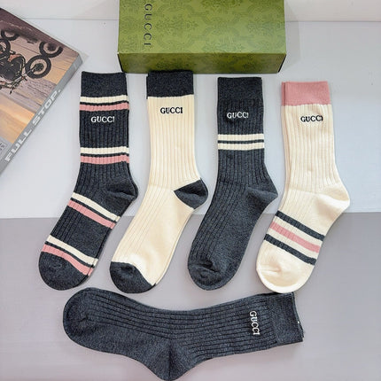 GUCCI 26S CREW SOCKS 393977 (1 BOX)