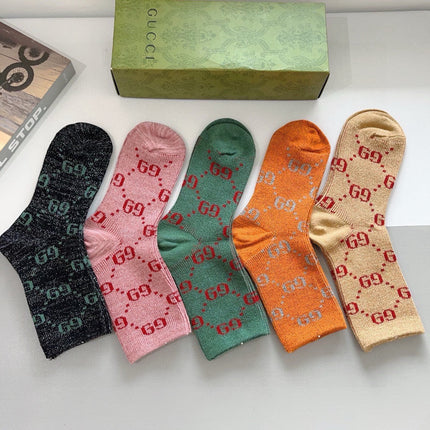 GUCCI 26S CREW SOCKS 398809 (1 BOX)