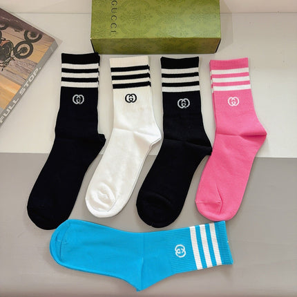 GUCCI 26S CREW SOCKS 398712 (1 BOX)