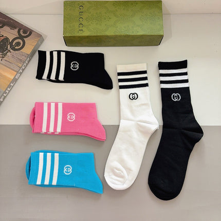 GUCCI 26S CREW SOCKS 398712 (1 BOX)