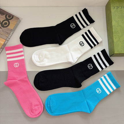 GUCCI 26S CREW SOCKS 398712 (1 BOX)