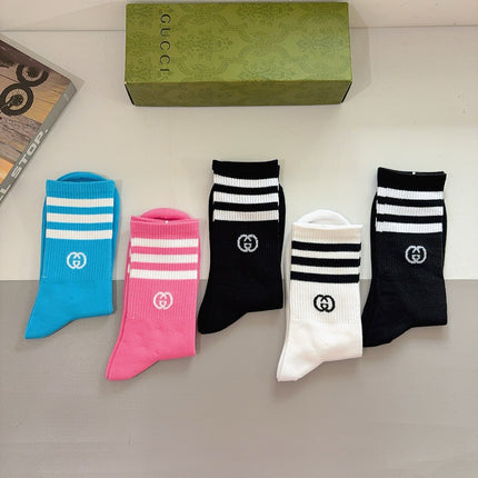 GUCCI 26S CREW SOCKS 398712 (1 BOX)