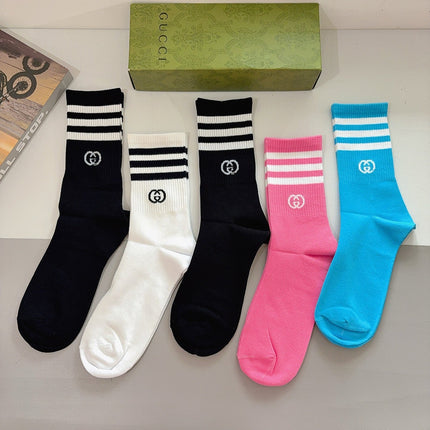 GUCCI 26S CREW SOCKS 398712 (1 BOX)