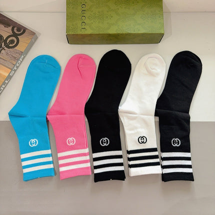 GUCCI 26S CREW SOCKS 398712 (1 BOX)