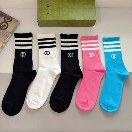 GUCCI 26S CREW SOCKS 398712 (1 BOX)