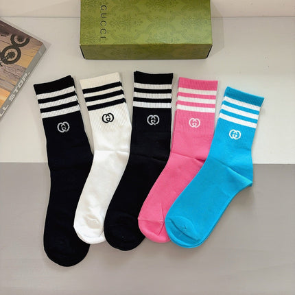GUCCI 26S CREW SOCKS 398712 (1 BOX)