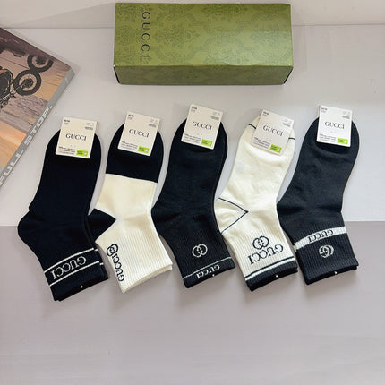 GUCCI 26S MID-CREW SOCKS (1 BOX)