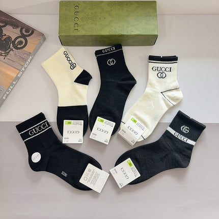 GUCCI 26S MID-CREW SOCKS (1 BOX)