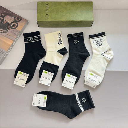 GUCCI 26S MID-CREW SOCKS (1 BOX)