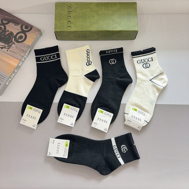 GUCCI 26S MID-CREW SOCKS (1 BOX)