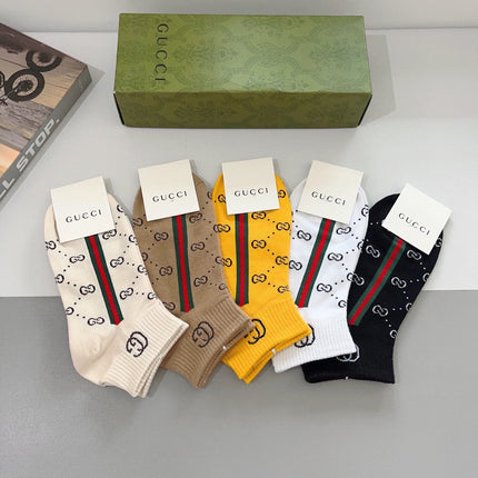 GUCCI 26S ANKLE SOCKS 352221 (1 BOX)