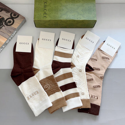 GUCCI 26S CREW SOCKS 352232 (1 BOX)