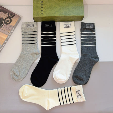 GUCCI 26S CREW SOCKS 403782 (1 BOX)