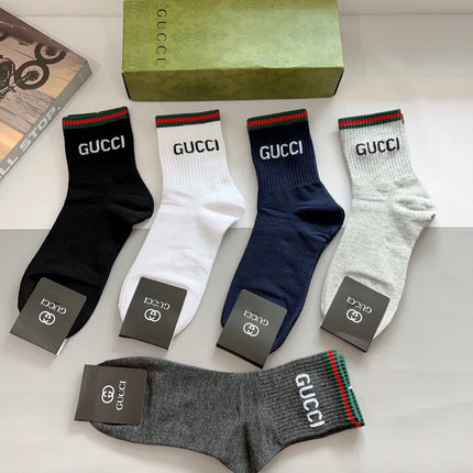 GUCCI 26S CREW SOCKS 405321 (1 BOX)