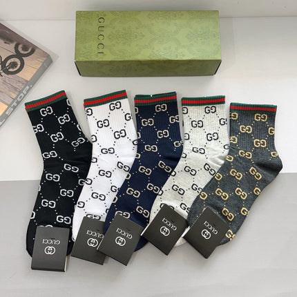 GUCCI 26S CREW SOCKS 353698 (1 BOX)