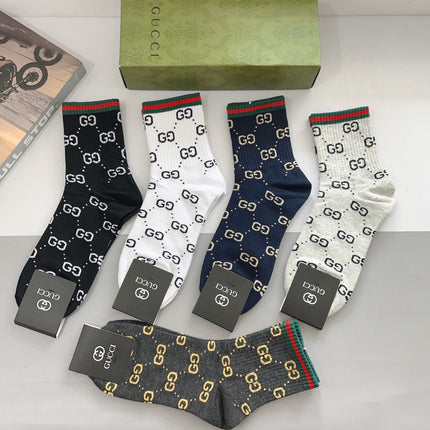 GUCCI 26S CREW SOCKS 353698 (1 BOX)