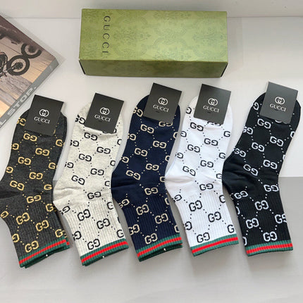 GUCCI 26S CREW SOCKS 353698 (1 BOX)