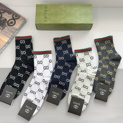 GUCCI 26S CREW SOCKS 405328 (1 BOX)