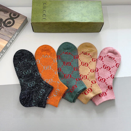 GUCCI 26S ANKLE SOCKS 405339 (1 BOX)