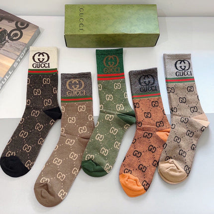 GUCCI 26S CREW SOCKS 405345 (1 BOX)