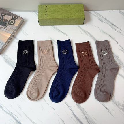 GUCCI 26S CREW SOCKS 407120 (1 BOX)